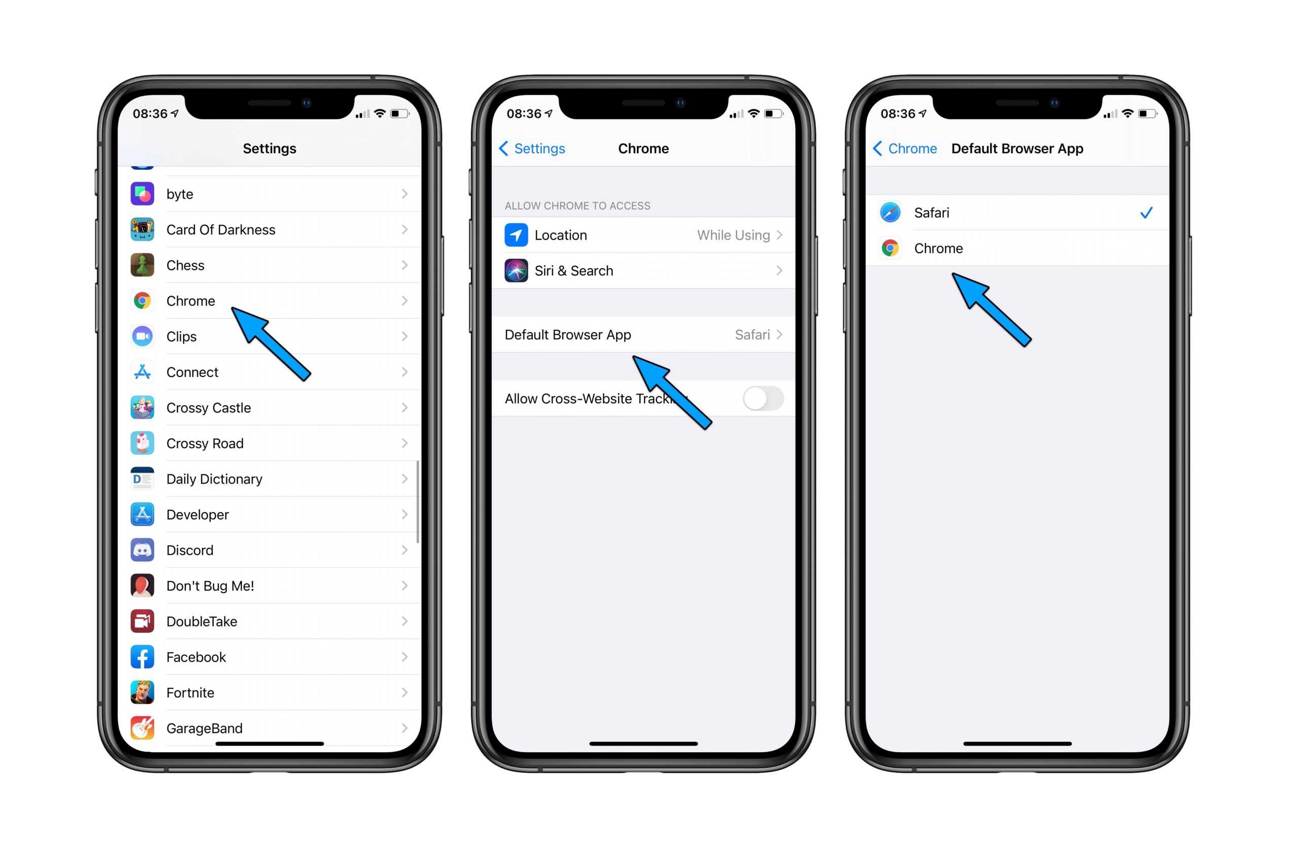 Как установить Google Chrome в качестве браузера по умолчанию на iPhone