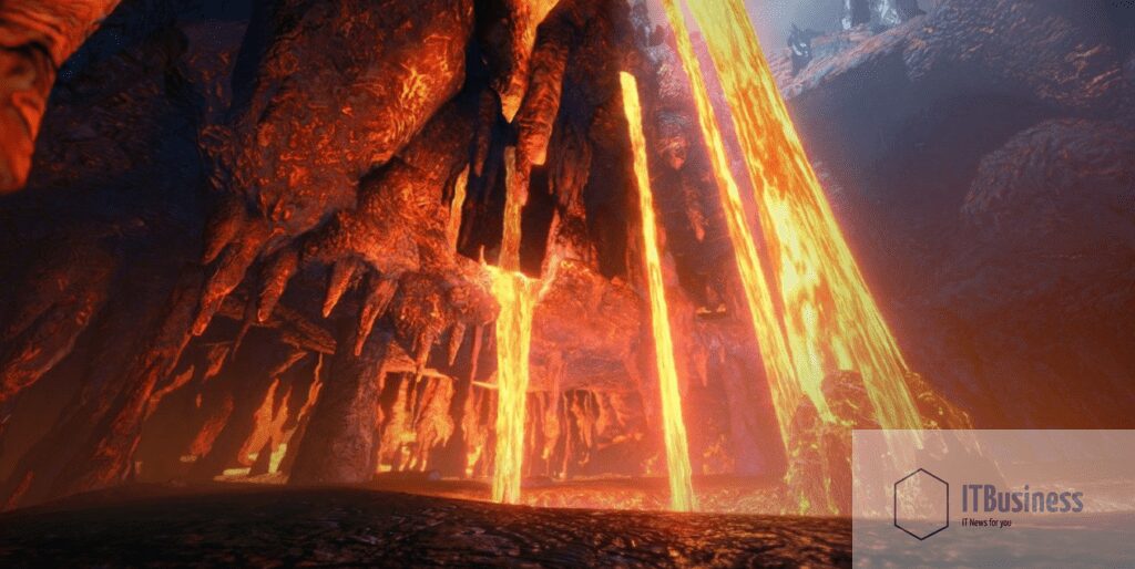 Лавовые пещеры в Monster Hunter: Rise
