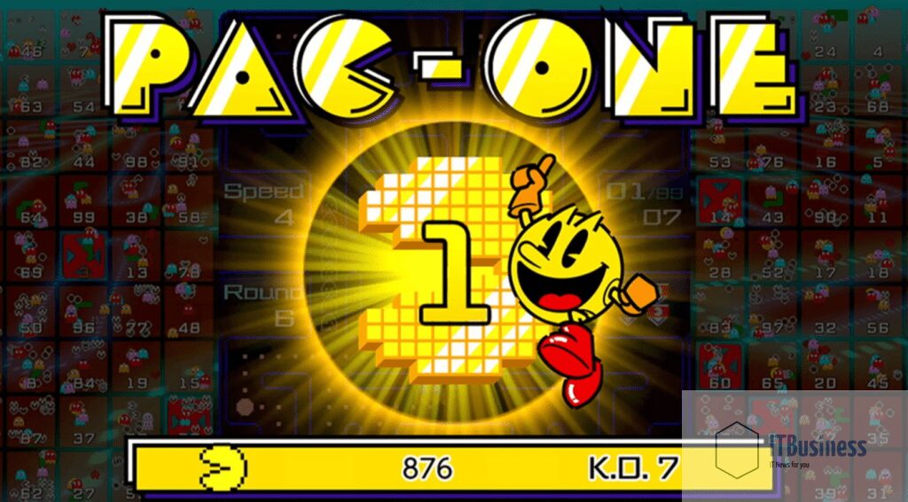 Экран победы Pac Man 99