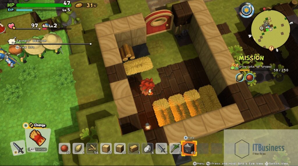Dragon Quest Builders 2 Как сделать маленькую спальню