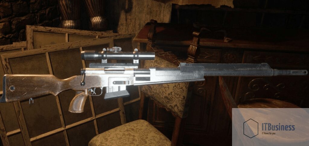 снайперская винтовка F2 в Resident Evil Village - найти снайперскую винтовку F2