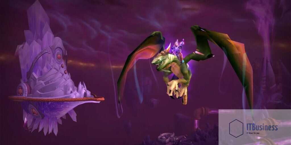 World Warcraft Burning Crusade Классический летающий маунт